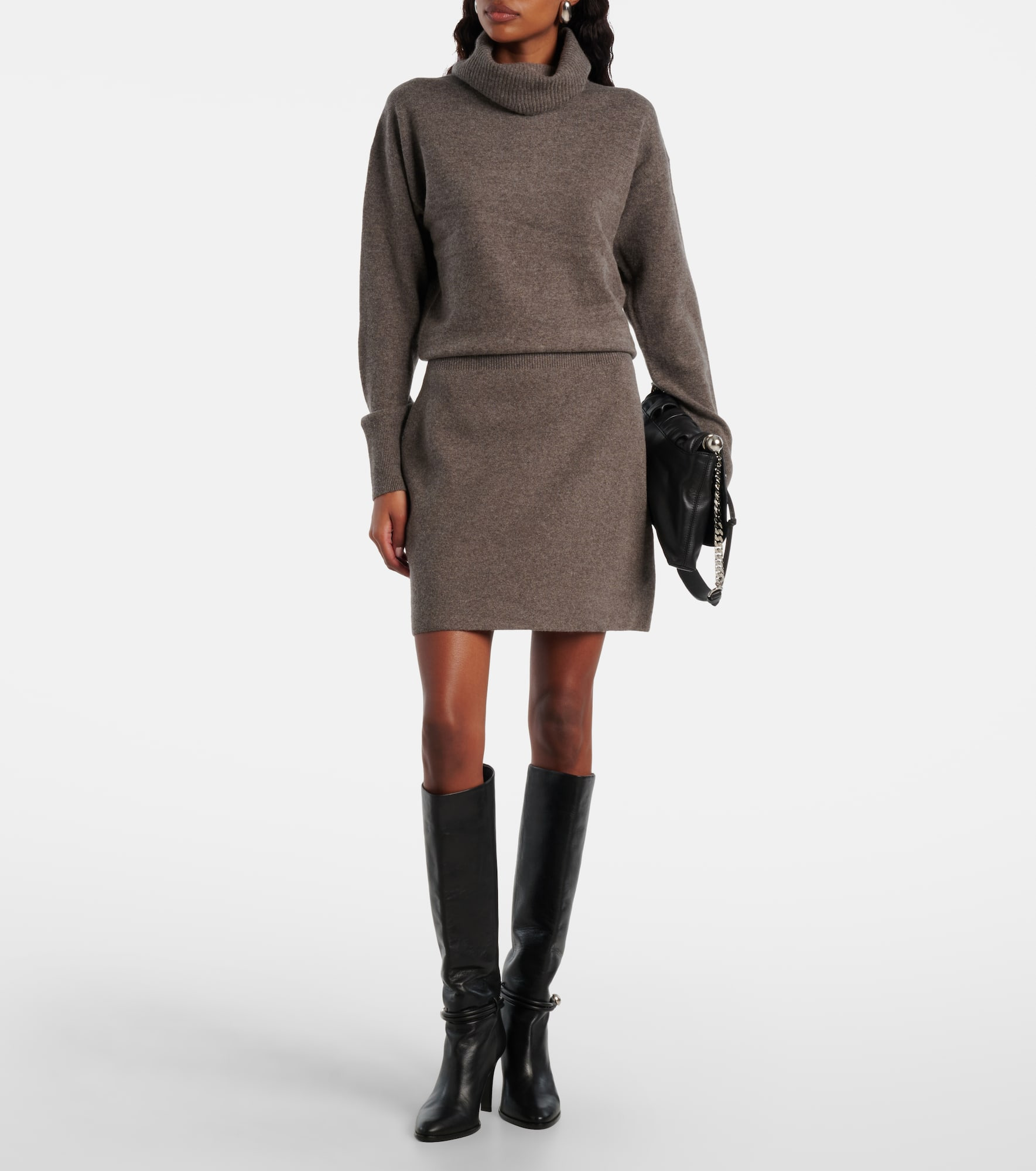 Wool and cashmere sweater dress - 2