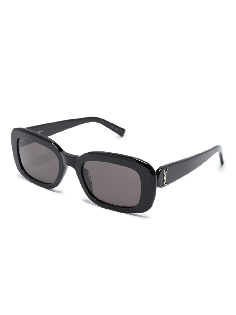 logo-plaque rectangle-frame sunglasses - 2