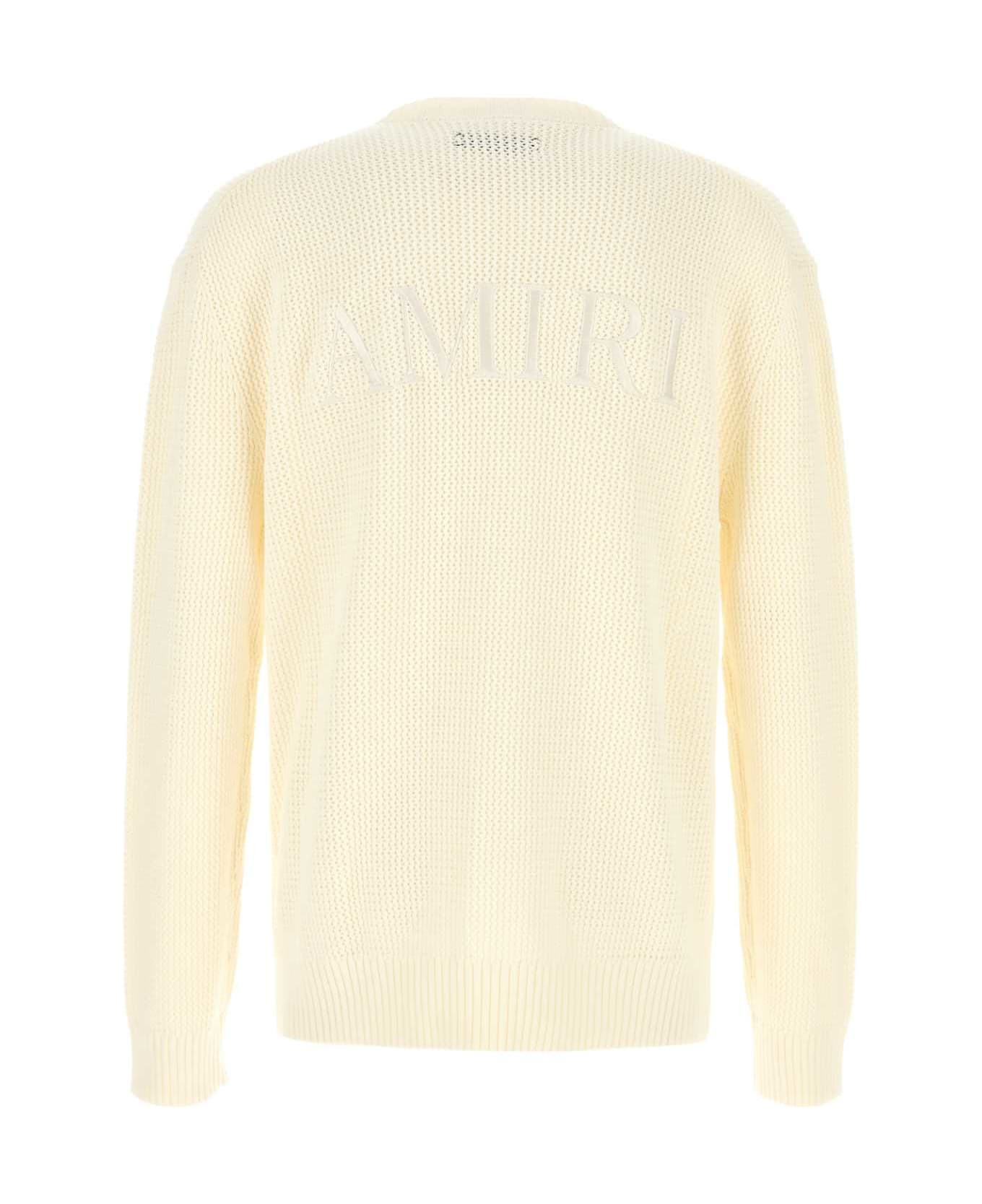 Cream Crochet Sweater - 2