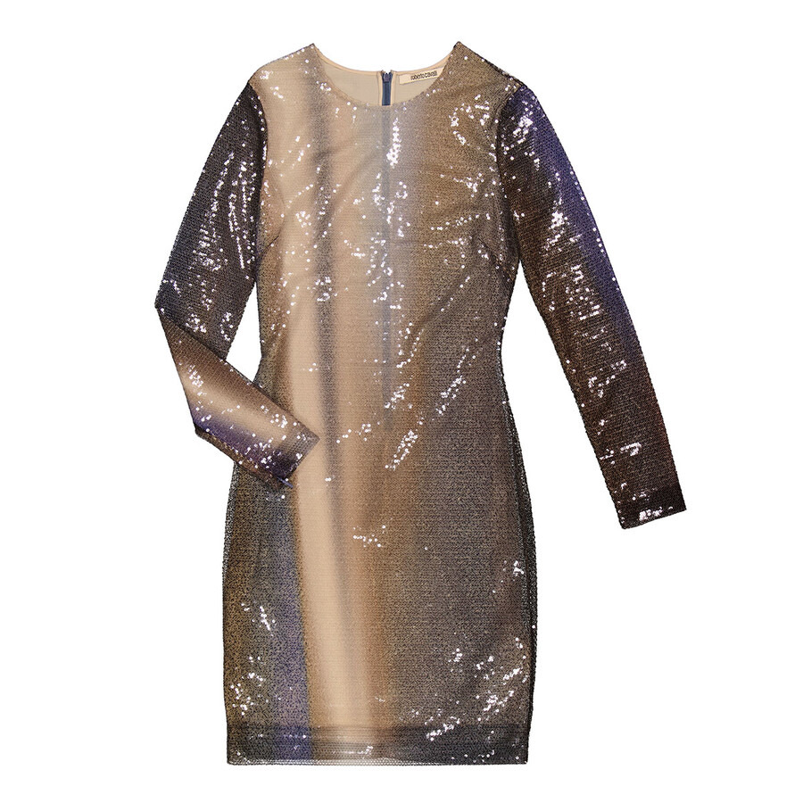 Open Box - Roberto Cavalli Ladies Long Sleeved Cocktail Dresses, Brand Size 40 (US Size 6) - 3