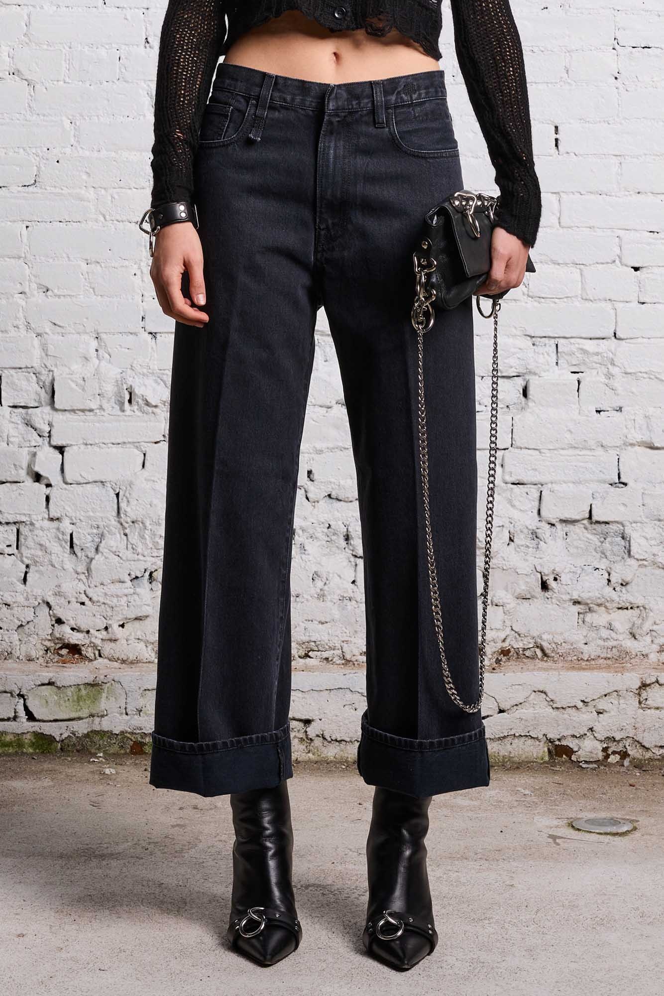 ANKLED D'ARCY JEAN - ONYX BLACK - 3
