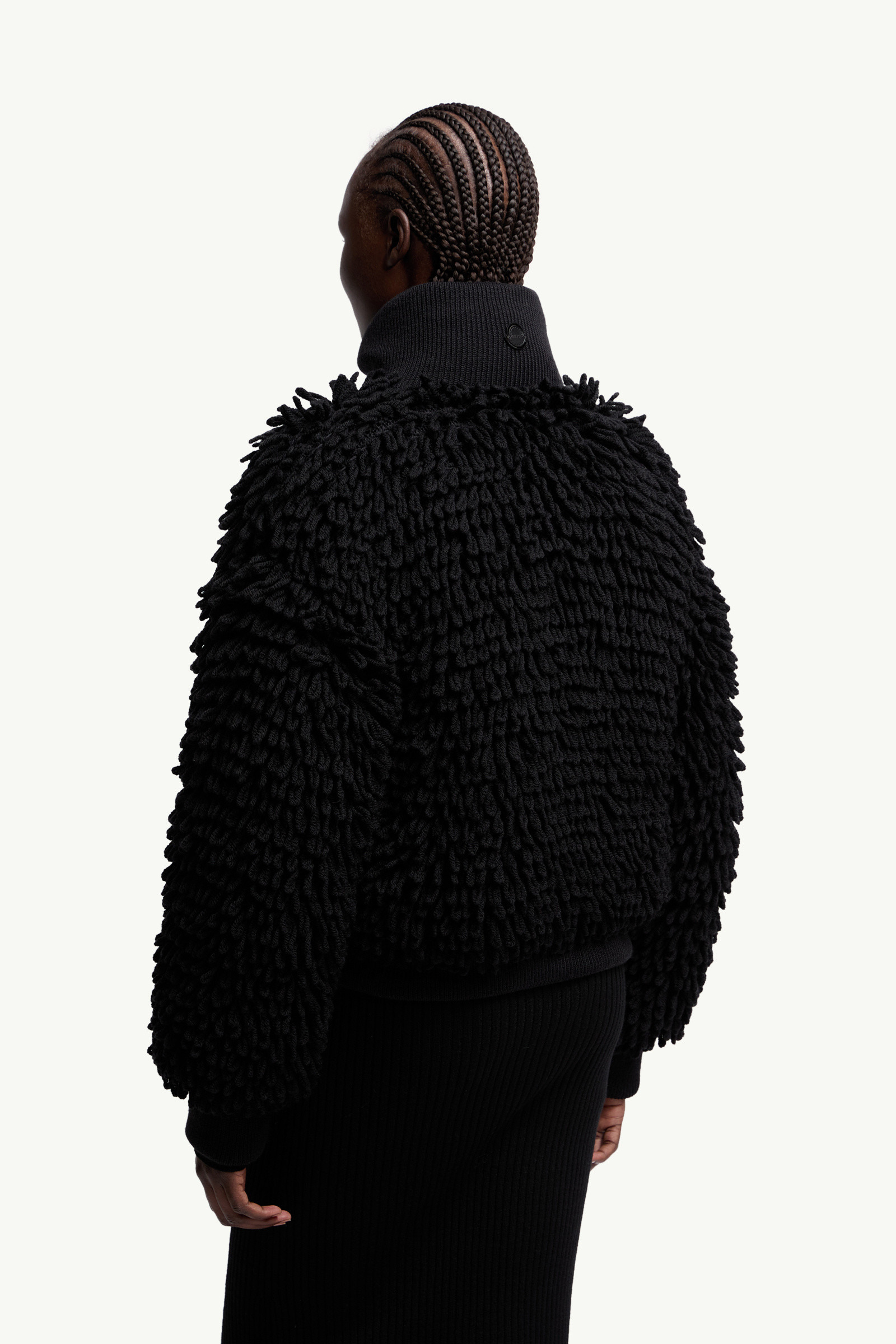 Moncler x EE72 by Edward Enninful Wool Blend Zip-Up Cardigan - 5