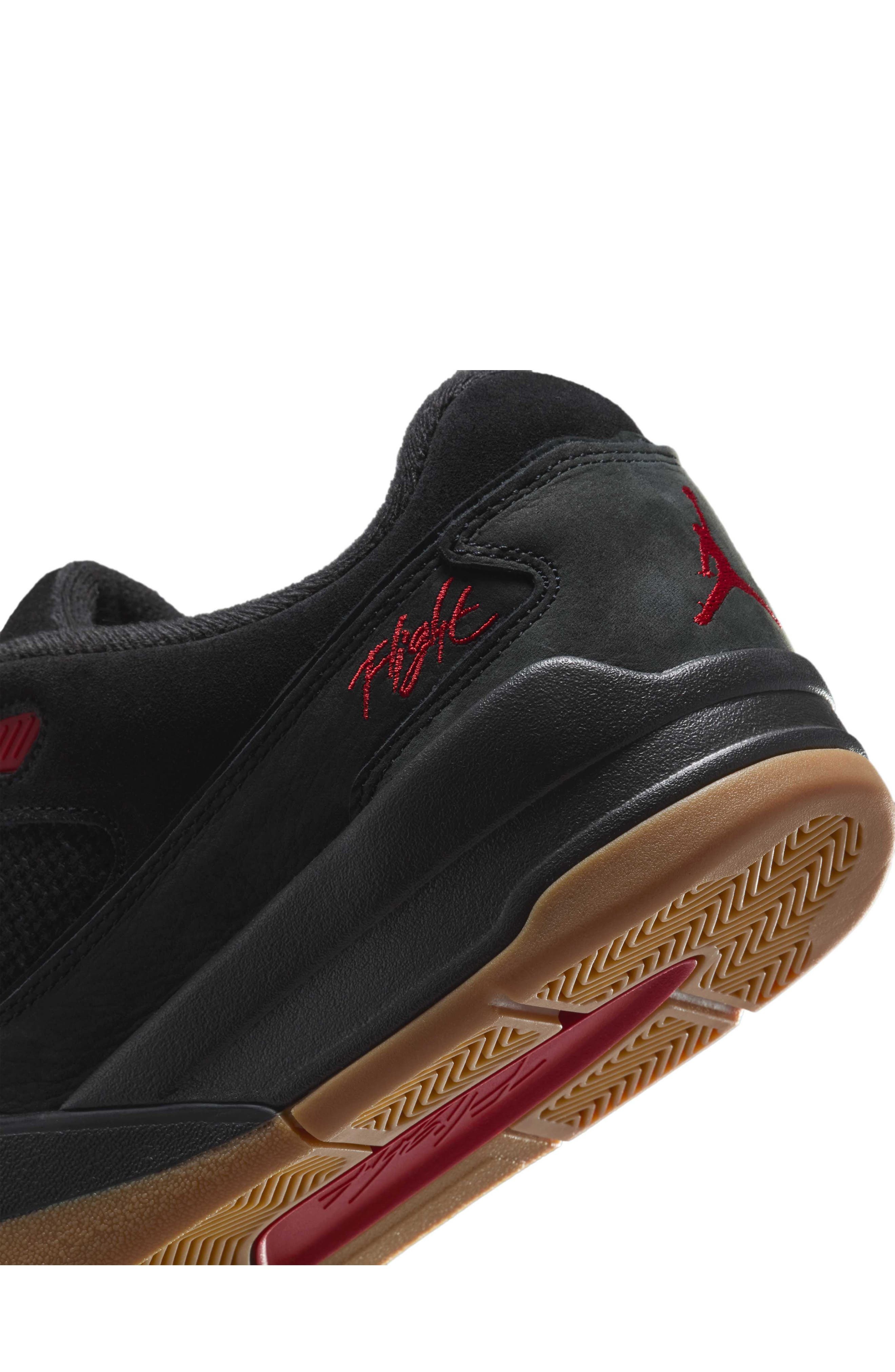 Nike Jordan Flight Court Sneaker in Black/Varsity Red at Nordstrom - 8