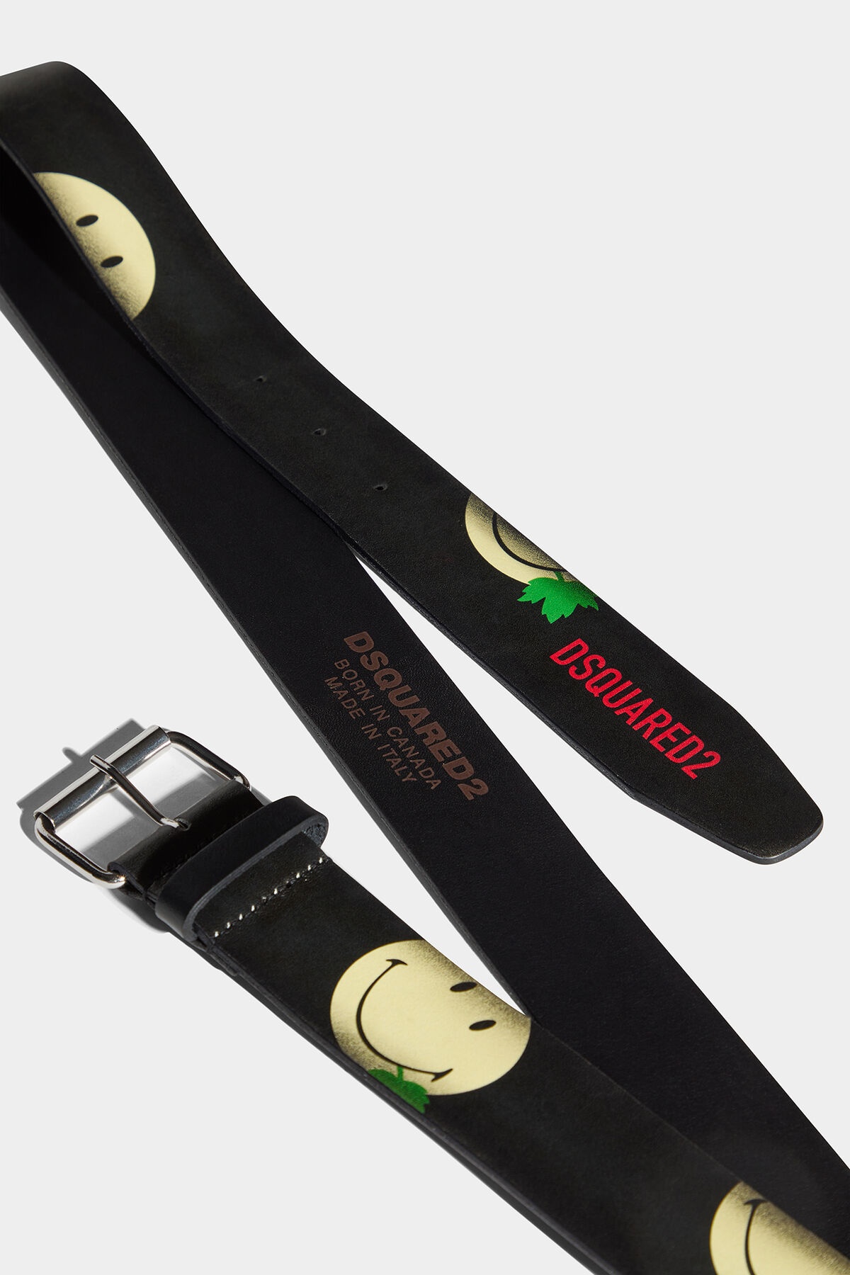 SMILEY COWHIDE BELT - 3