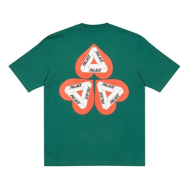 PALACE Heart Shape Tri-FERg Pattern Short Sleeve Unisex Green P20TS110 - 2