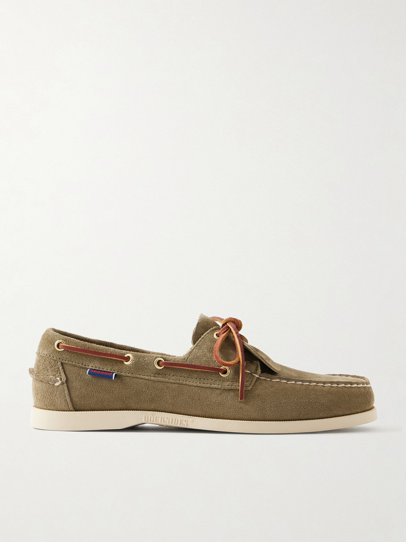 Portland Artisan Suede Boat Shoes 1