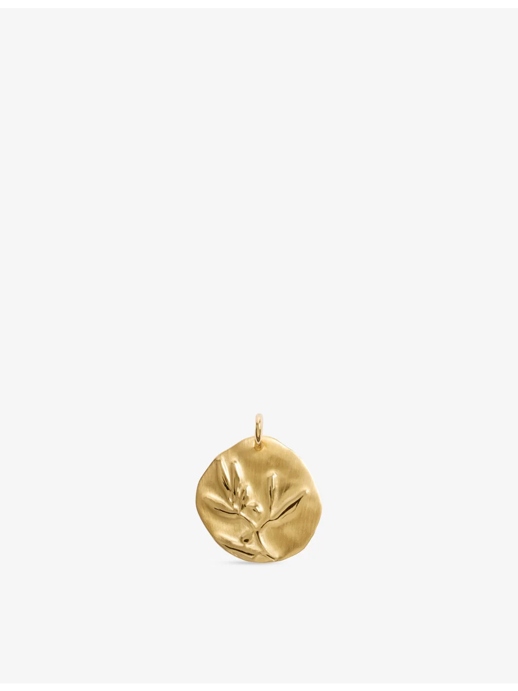Peace 18ct Gold Vermeil Pendant - 1