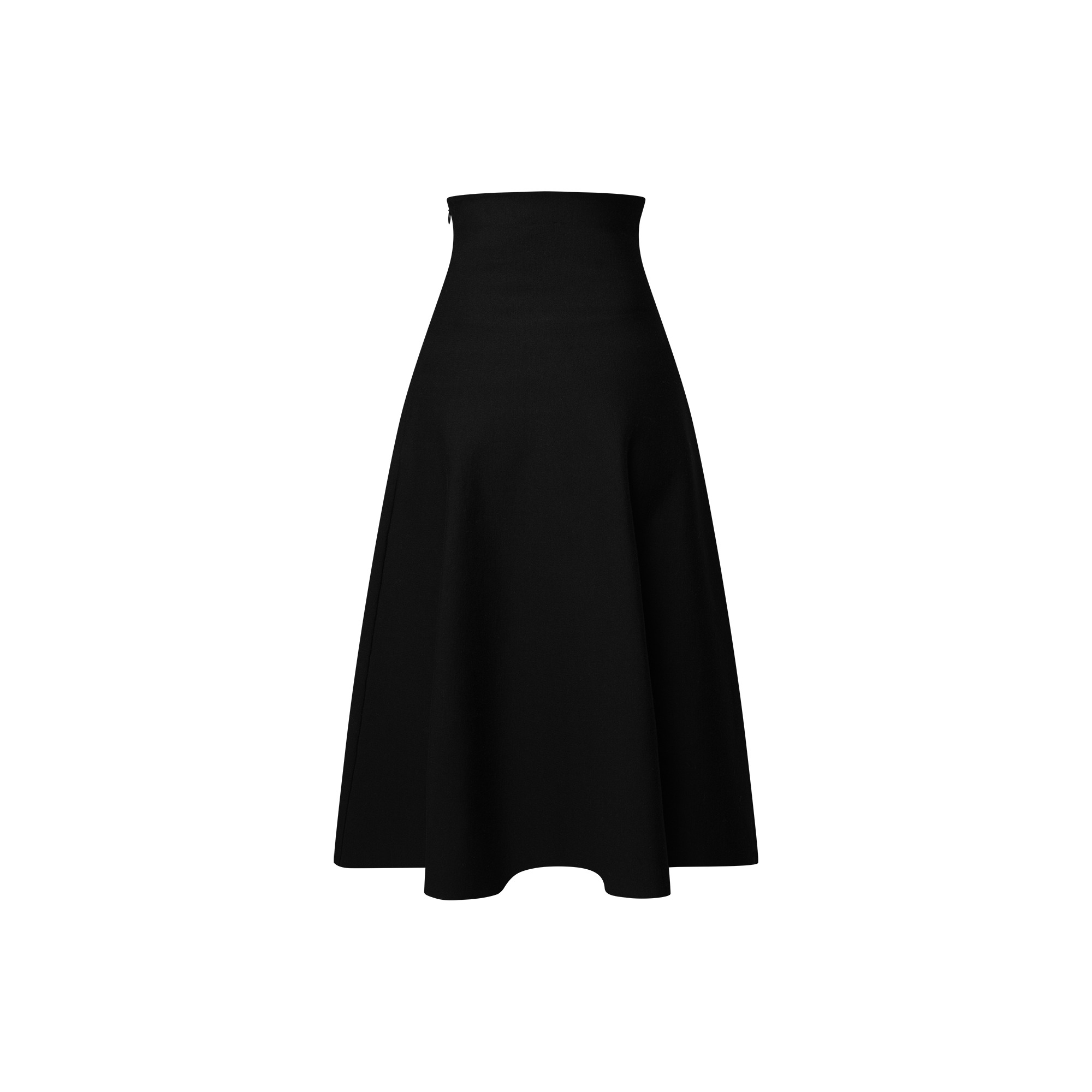 Flared Wool Skirt - 3