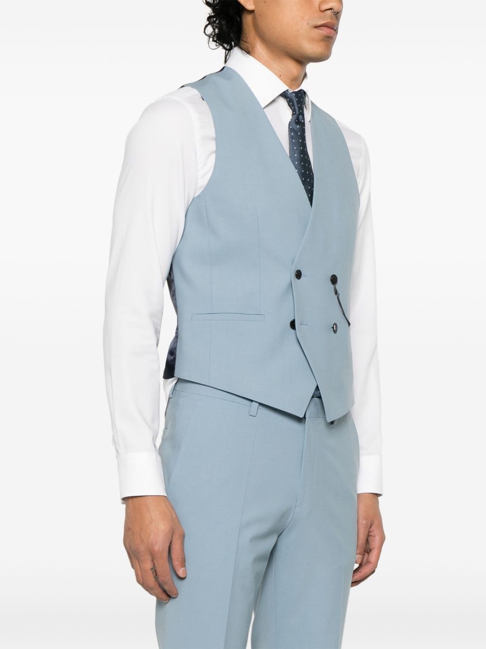 panelled waistcoat - 3