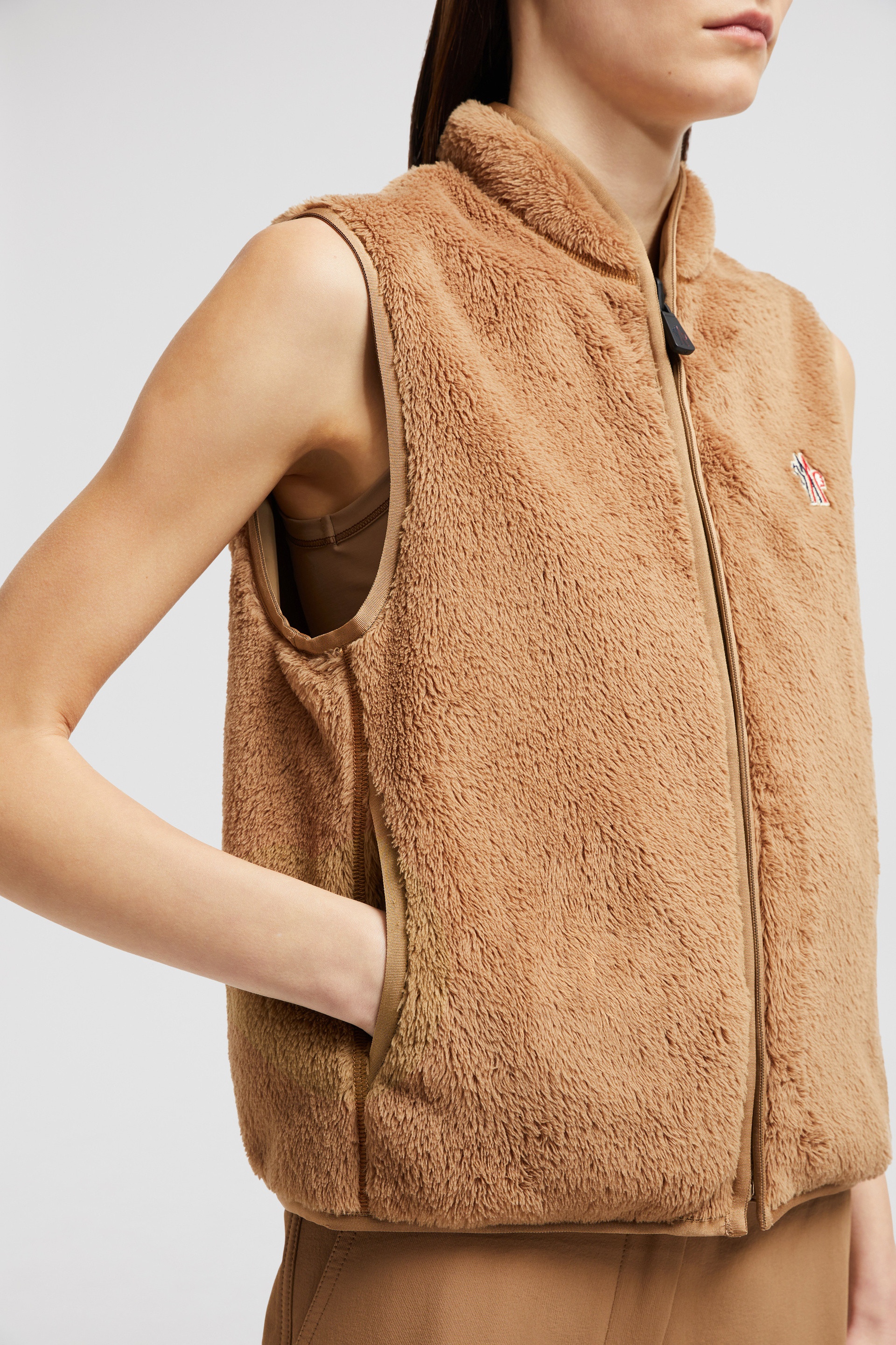 Reversible Polartec® Zip-Up Vest - 6