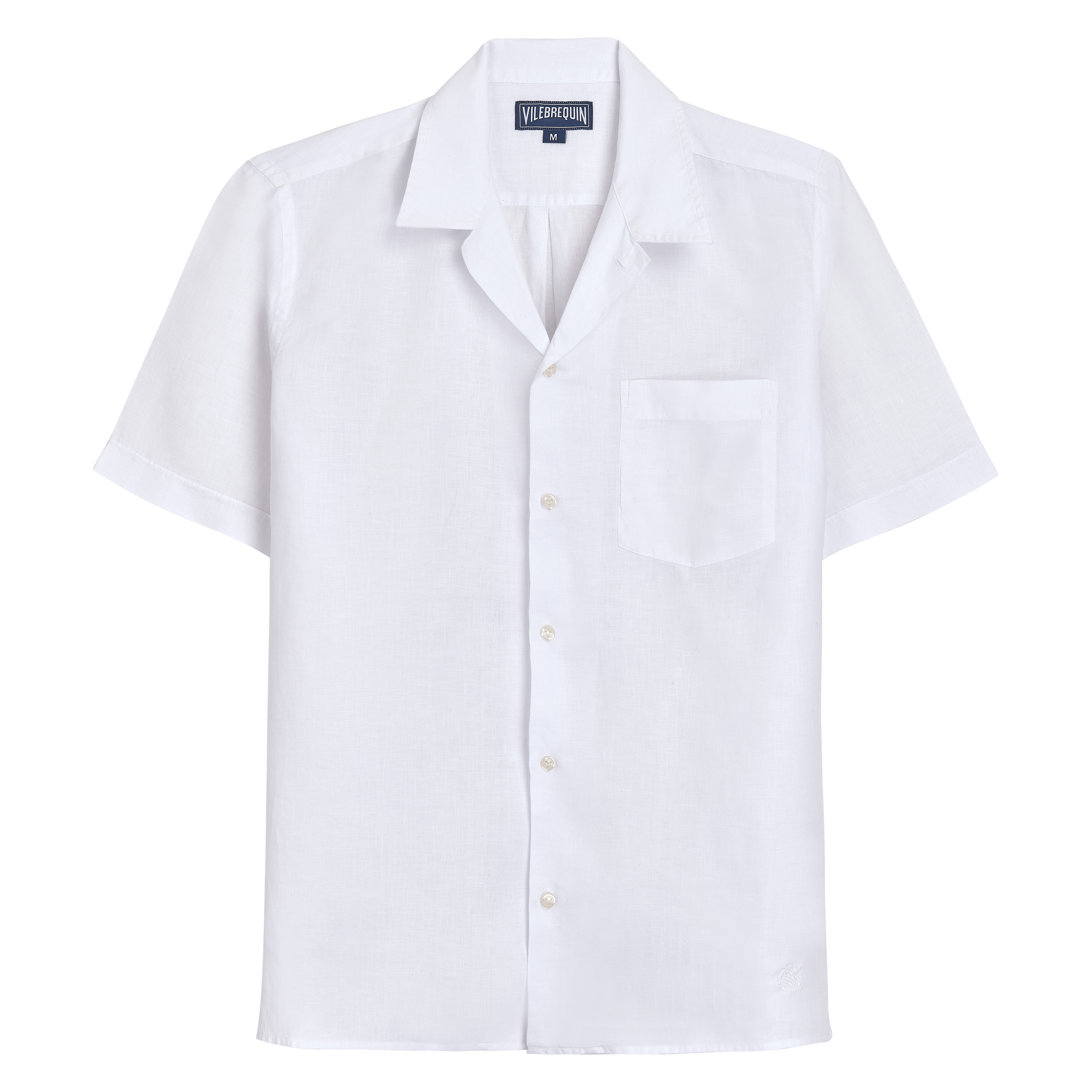 Men Bowling Linen Shirt Solid - 1