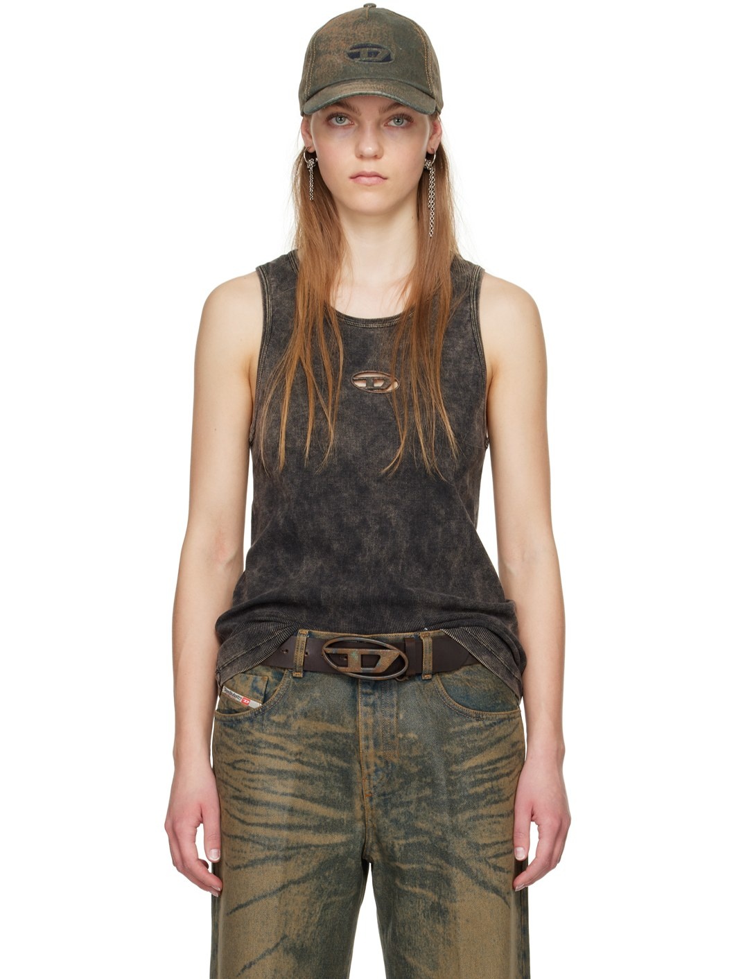 SSENSE Exclusive Brown Tank Top - 1