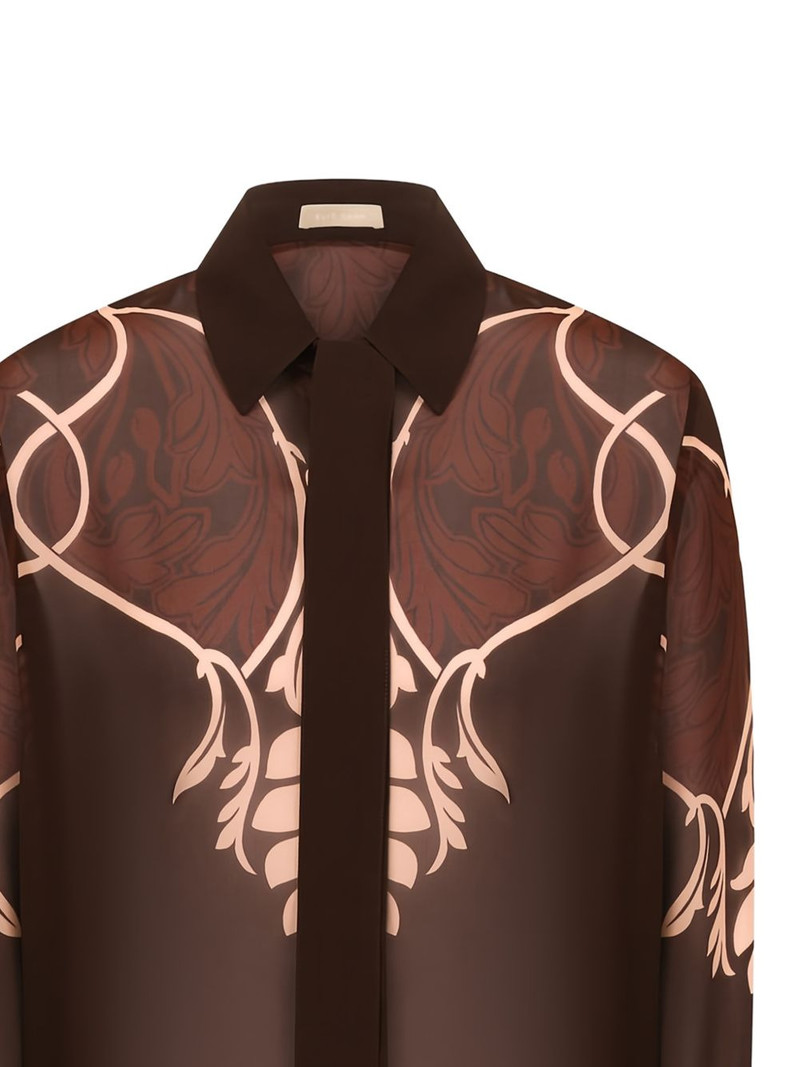 ELIE SAAB printed chiffon shirt outlook