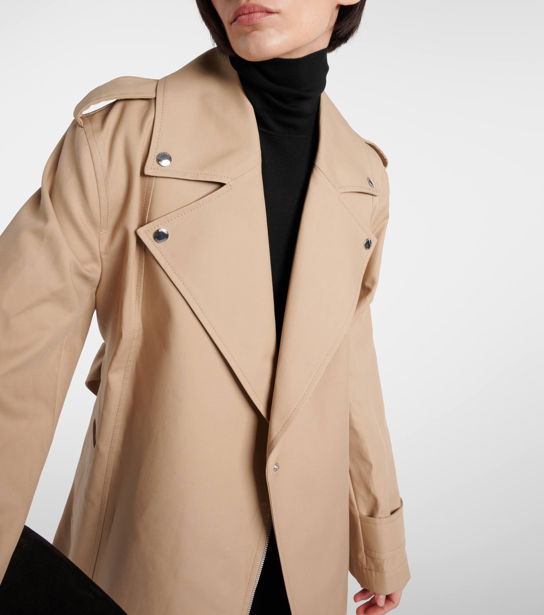 Cotton trench coat - 4