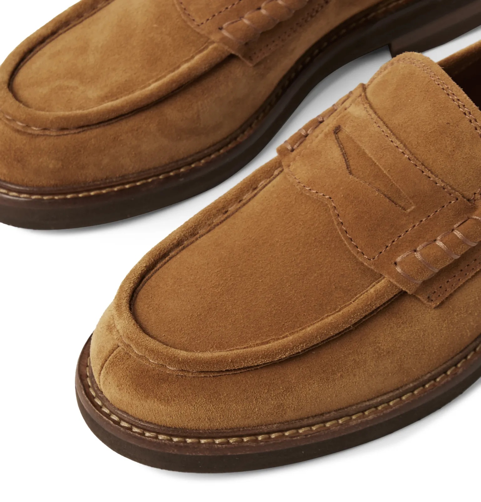 Suede Penny Loafers - 6