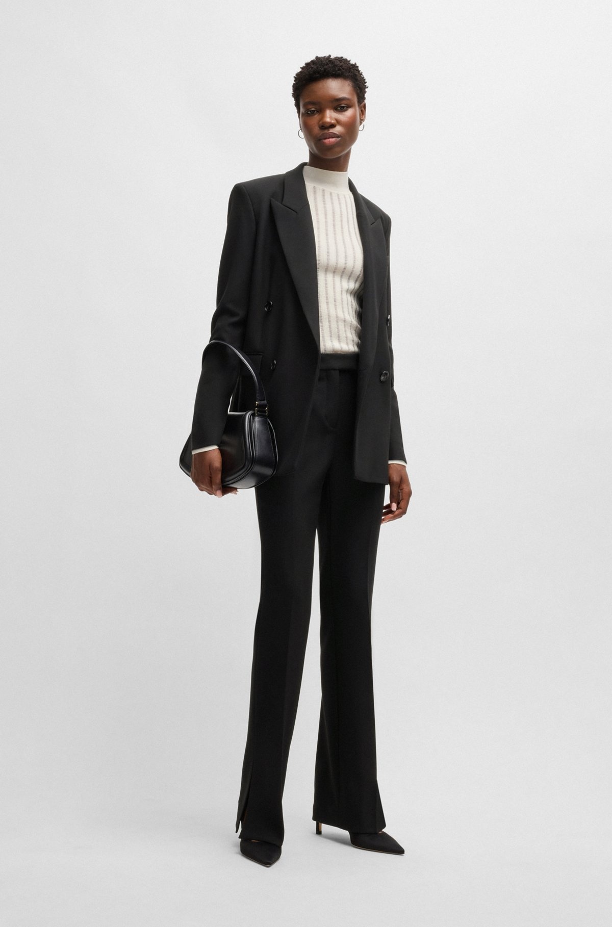 REGULAR-FIT JACKET WITH DOUBLE-BREASTED CLOSURE - 3