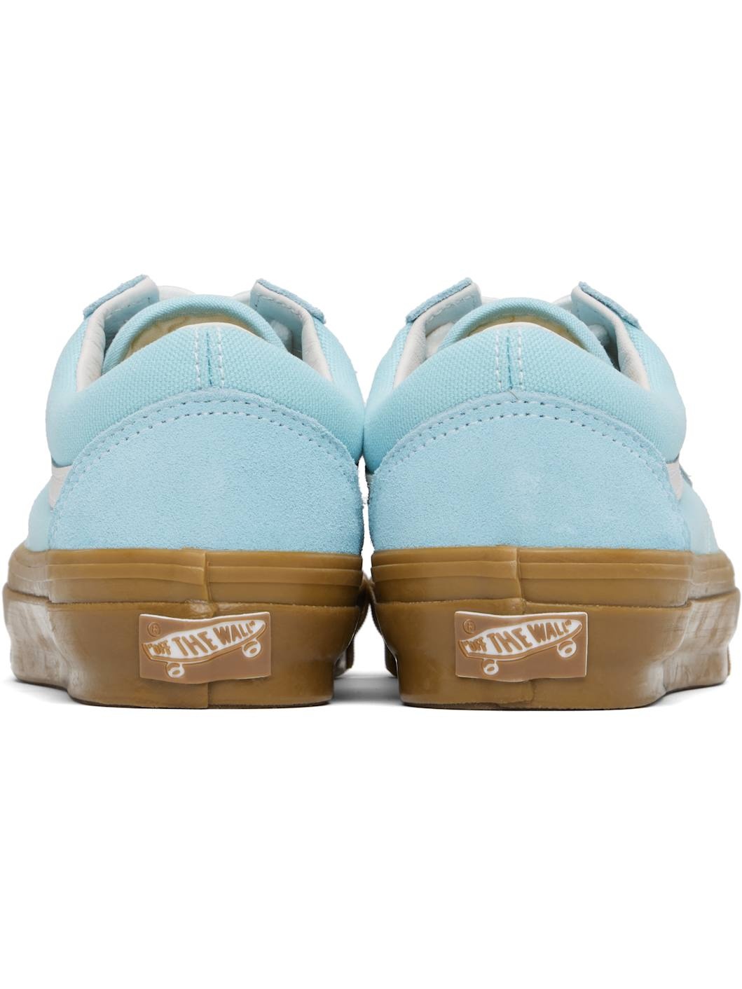 Blue Premium Old Skool Gum Sneakers - 2