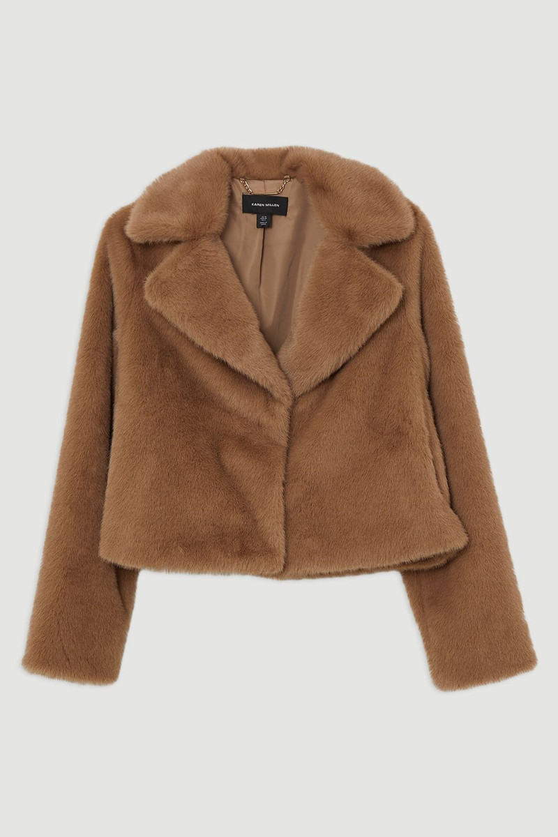 Faux Fur Cropped Jacket 4