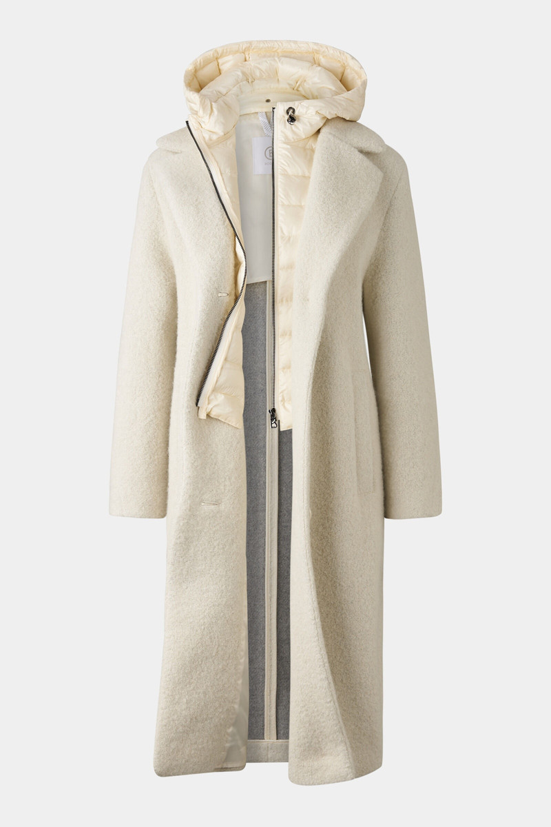 Deniz wool coat in Off-white 2