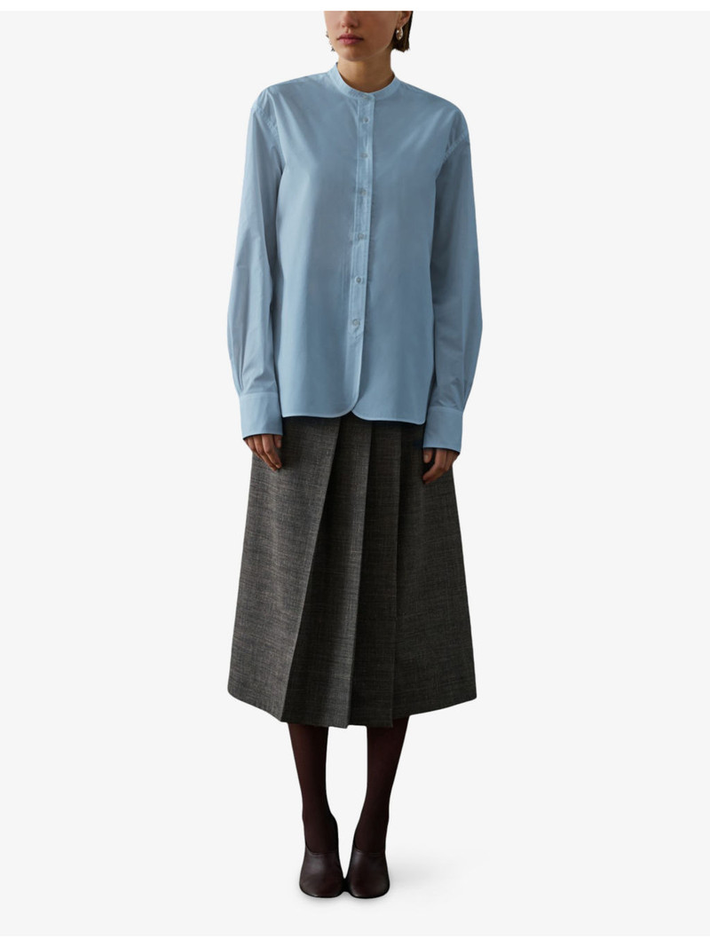 soeur Bermudes Oversized-Fit Cotton-Poplin Shirt outlook