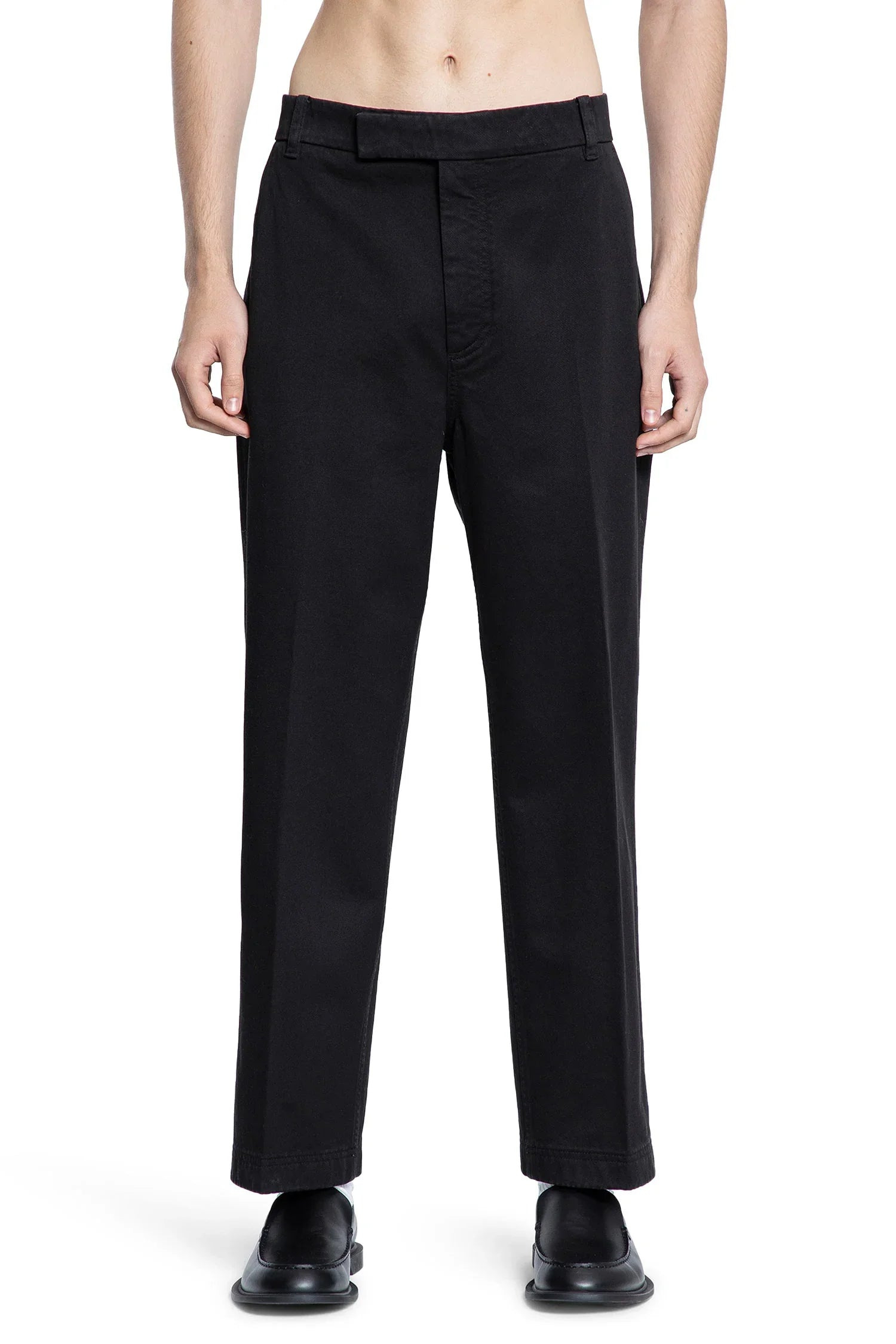 Garment-Dyed-Chinos-In-Cotton-Twill - 1