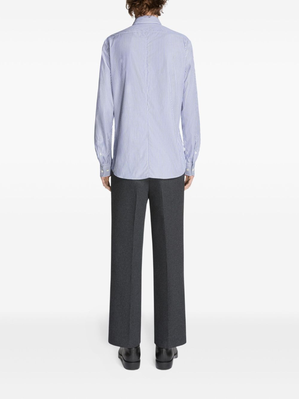 striped cotton shirt - 4