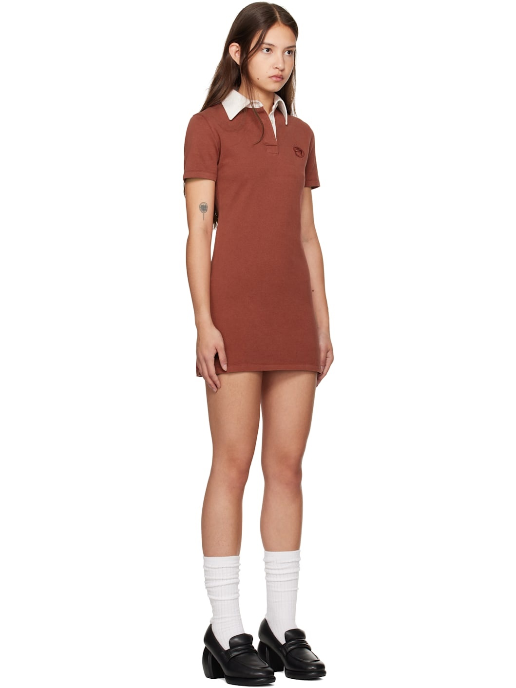 Red Rugby Shirt Minidress - 2