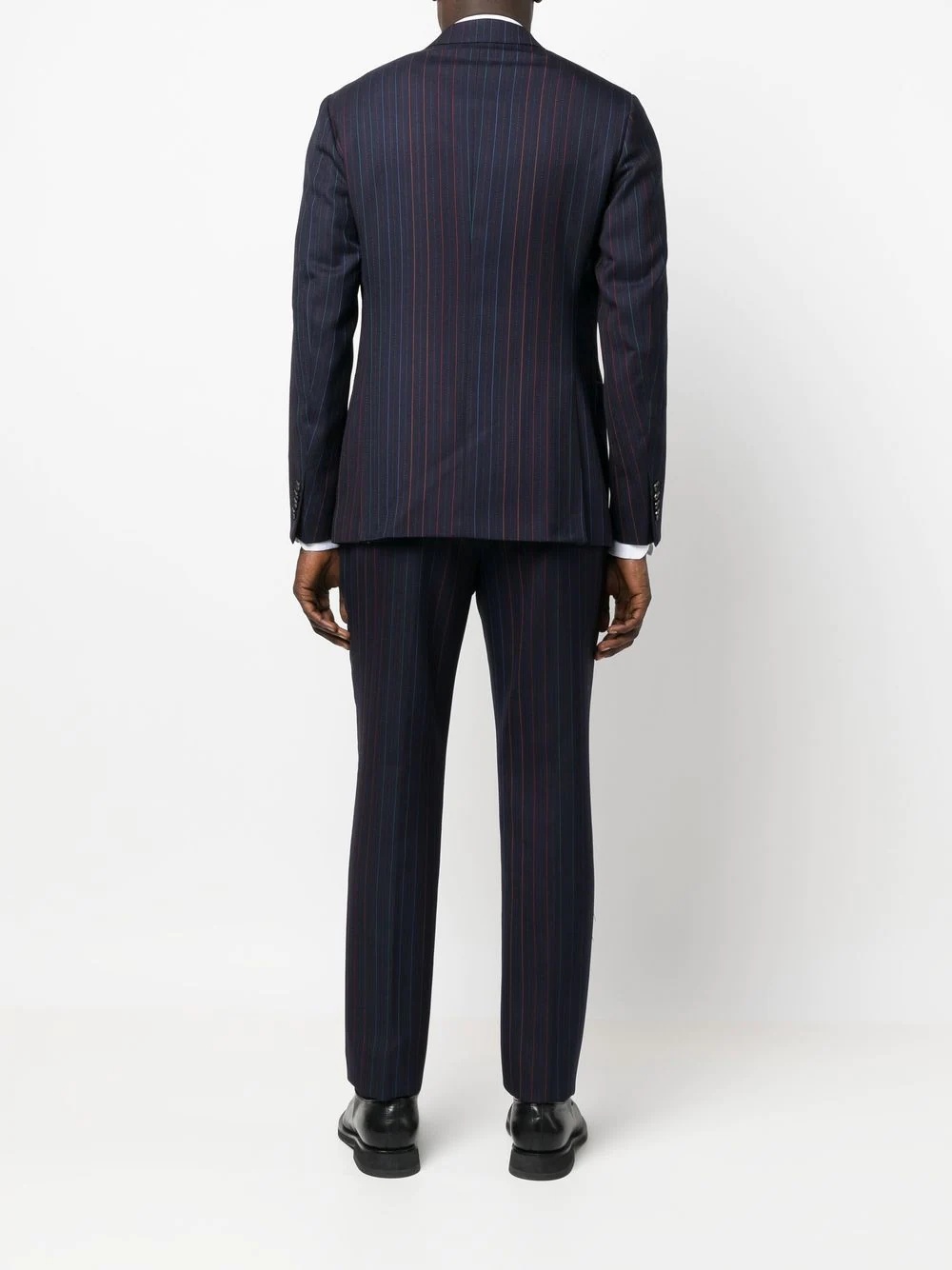 two-piece pinstripe suit - 4