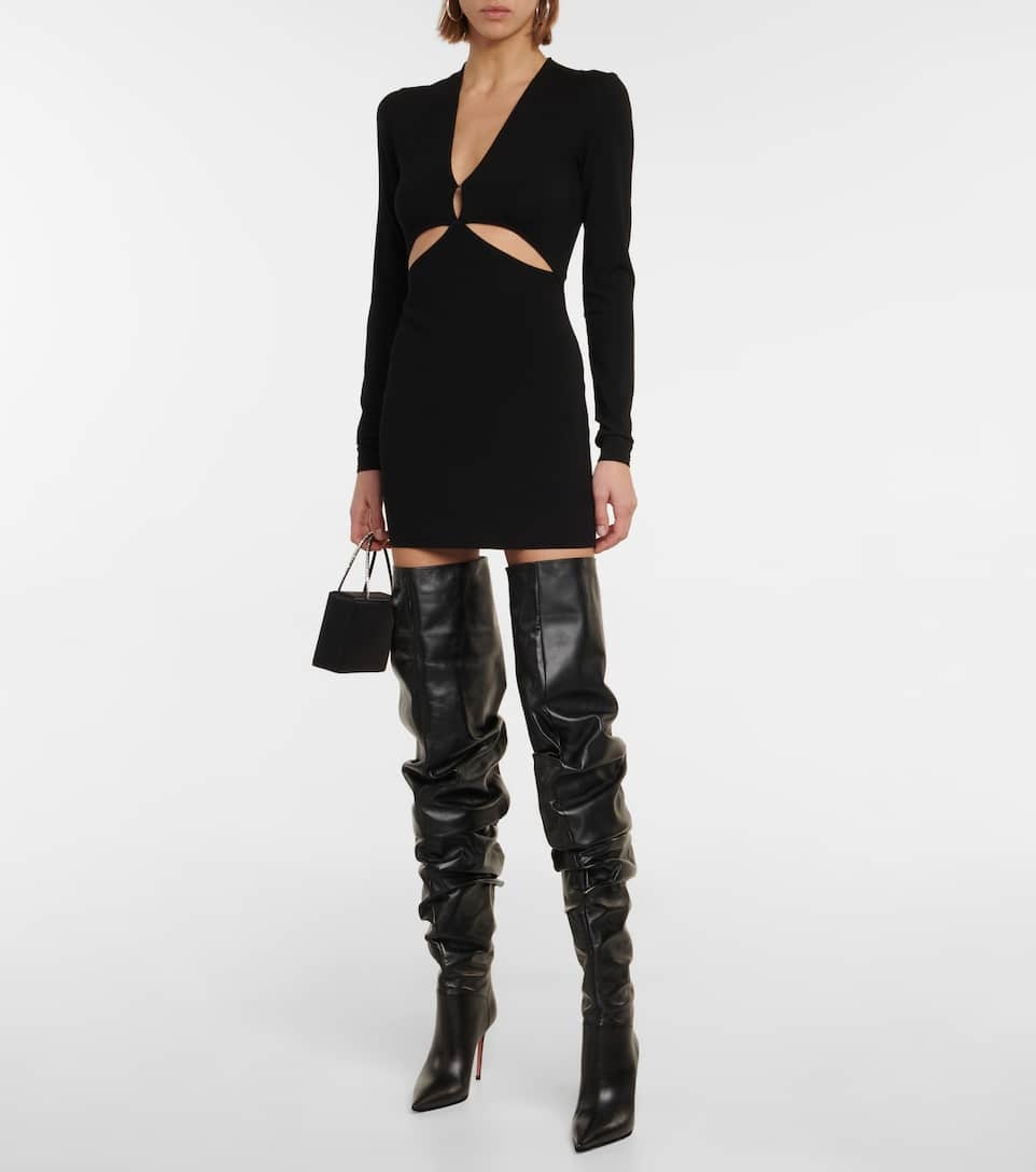 Jahleel leather over-the-knee boots - 2