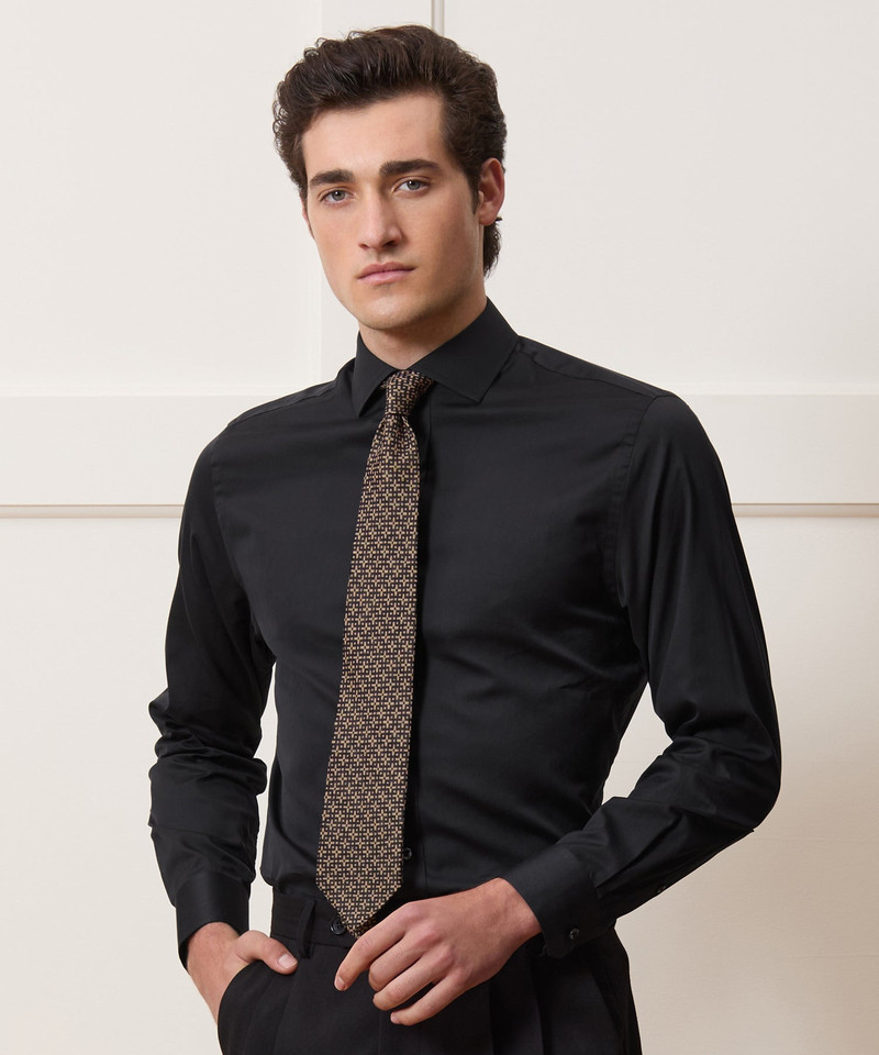TODD SNYDER Italian Silk Abstract Maze Tie outlook