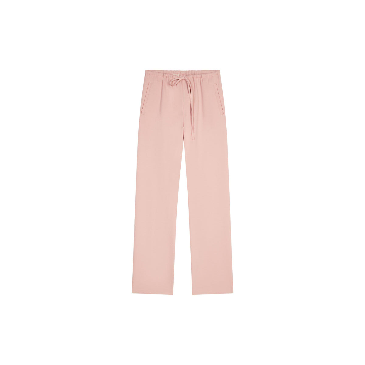 WOOL SATIN PANTS (OLD ROSE) - 1