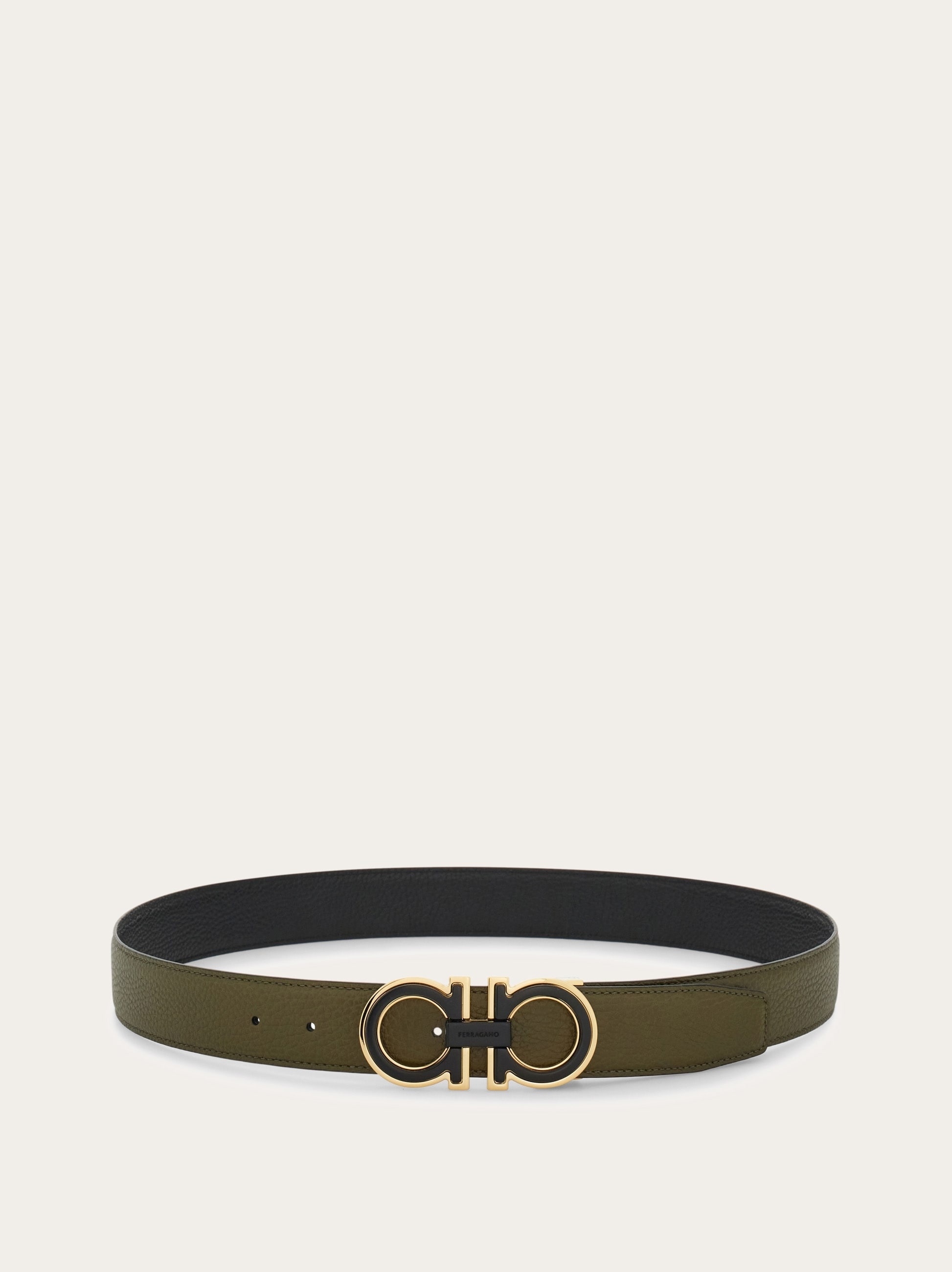 Reversible and adjustable Gancini belt - 3