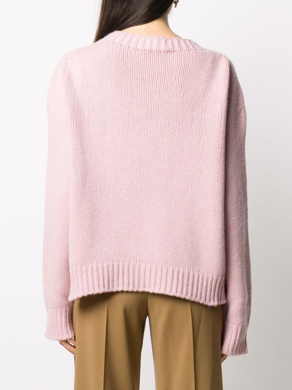 cashmere long-sleeve jumper - 4