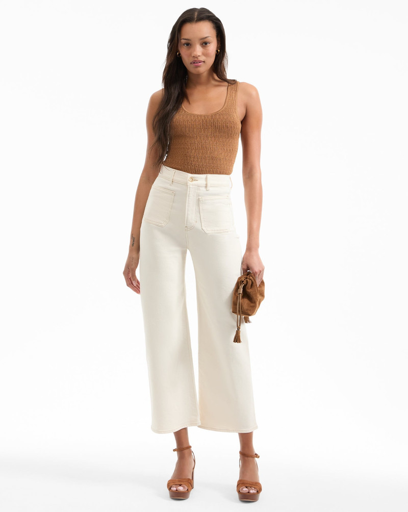 VERONICA BEARD GRANT CROPPED WIDE-LEG JEAN outlook