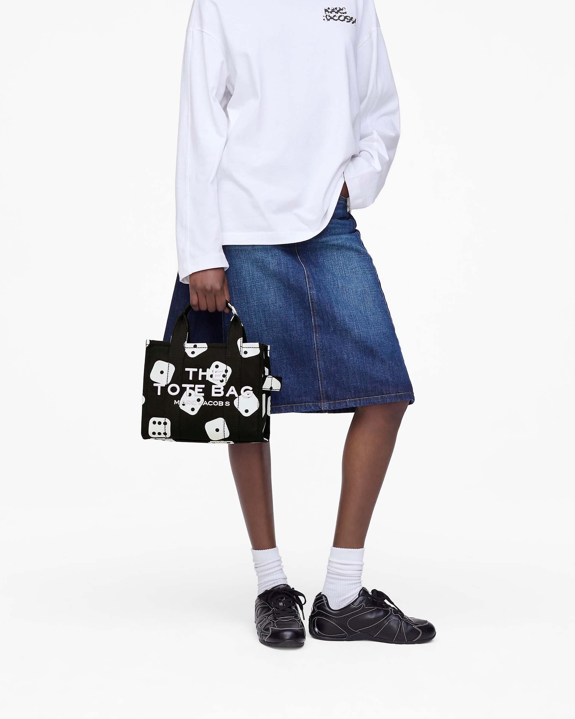DERRICK ADAMS X MARC JACOBS CANVAS SMALL TOTE BAG - 9
