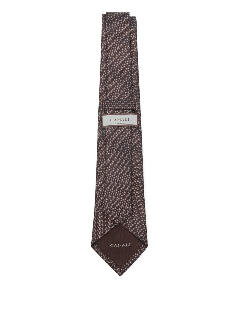Canali patterned tie outlook