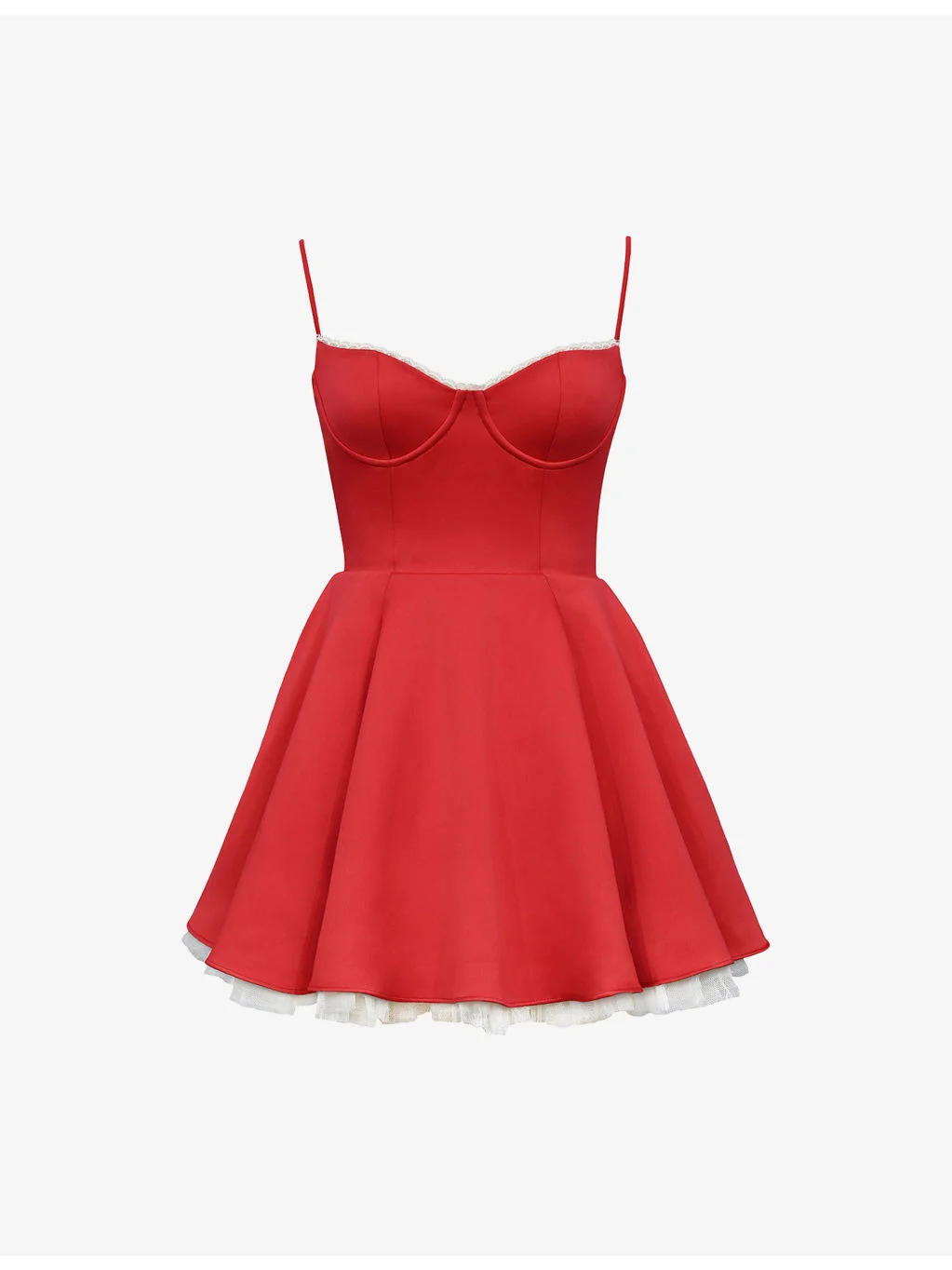 Minimoiselle Tulle Satin Mini Dress - 1