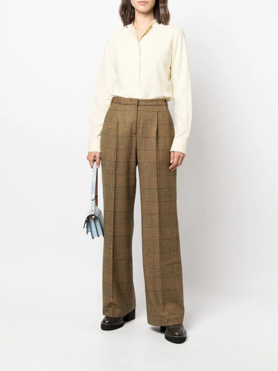 Aspesi check-print trousers outlook