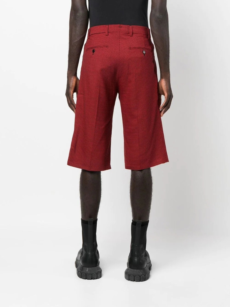 houndstooth tailored shorts 4