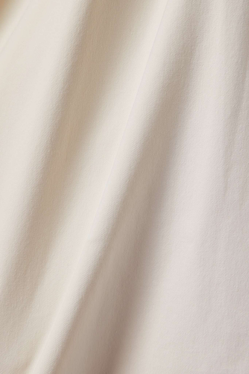 Cutout draped stretch-twill 미니 셔츠 드레스 4