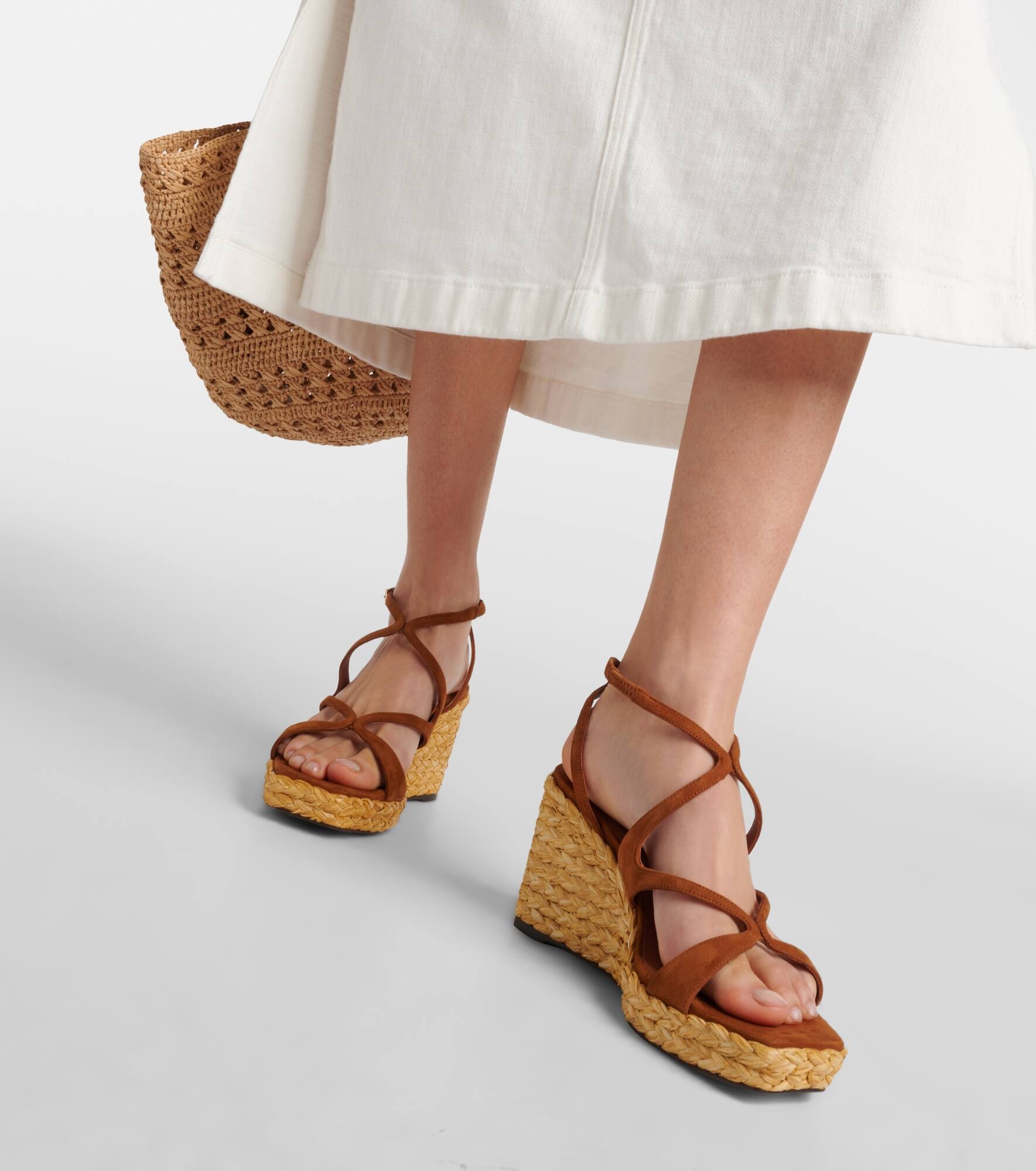 Ayla suede espadrille wedges - 4