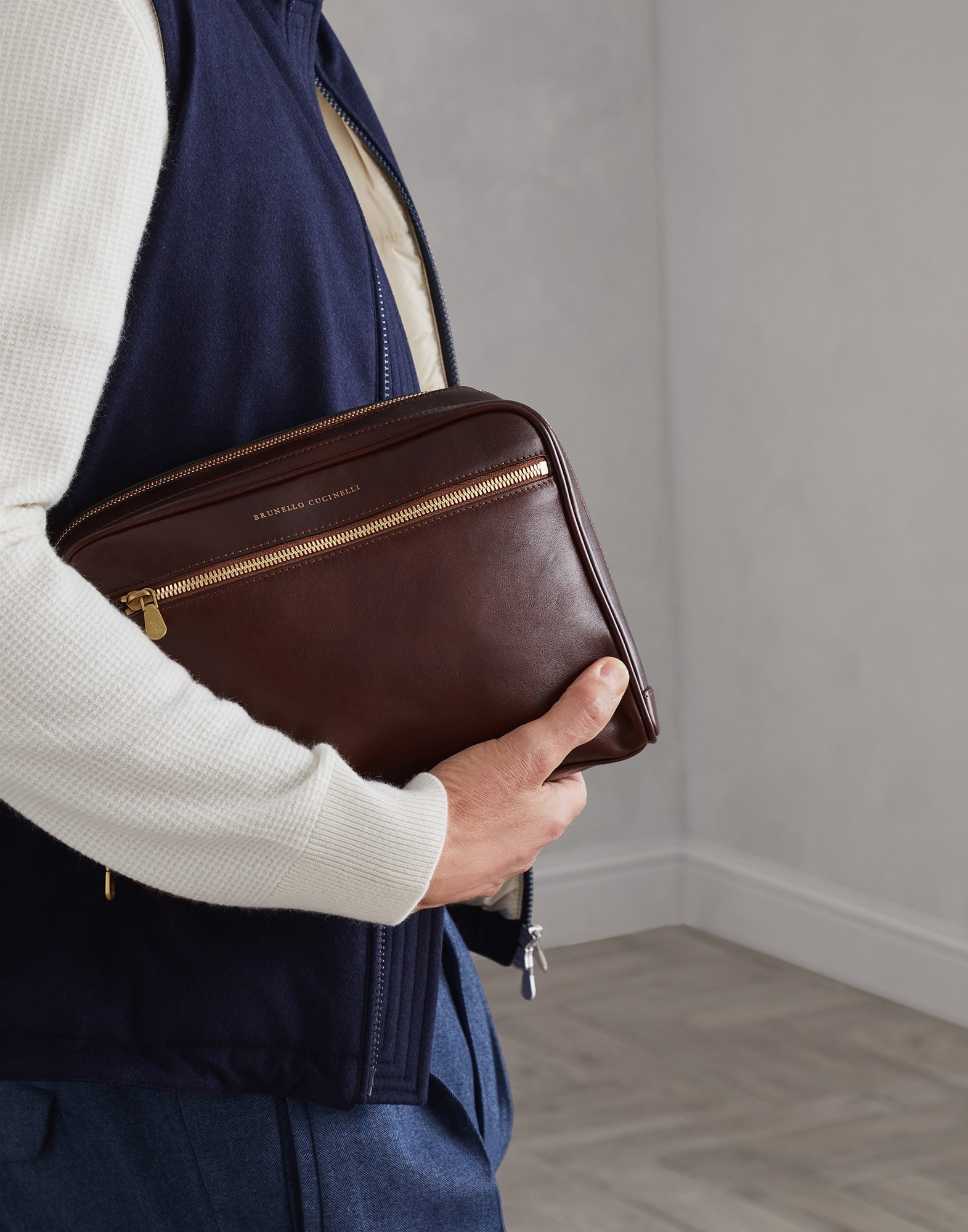 Calfskin beauty case - 4