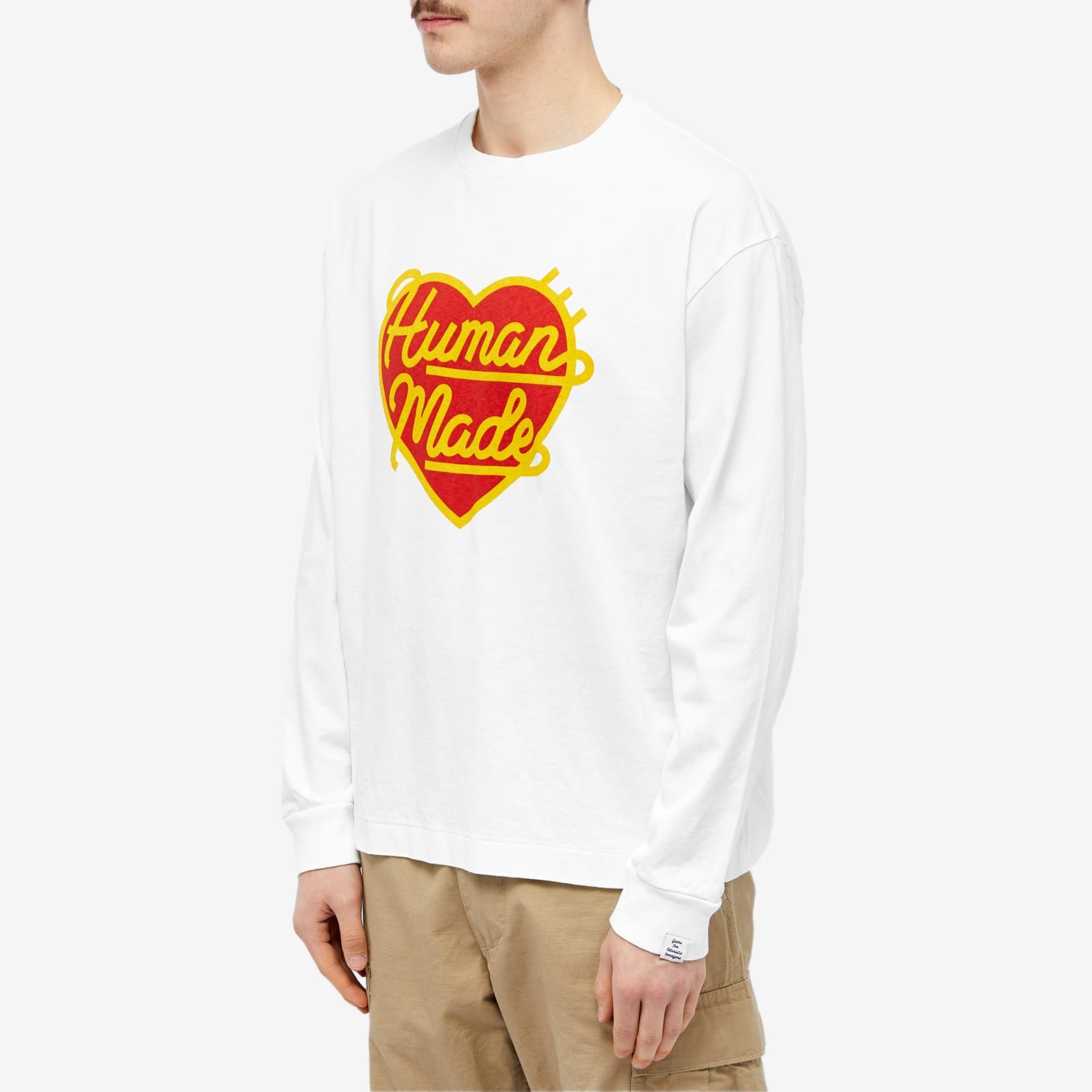 Human Made Long Sleeve Large Heart T-Shirt - 2