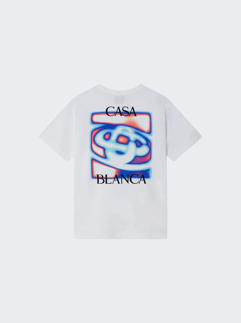 CASABLANCA Heat Map Classic Tee White outlook