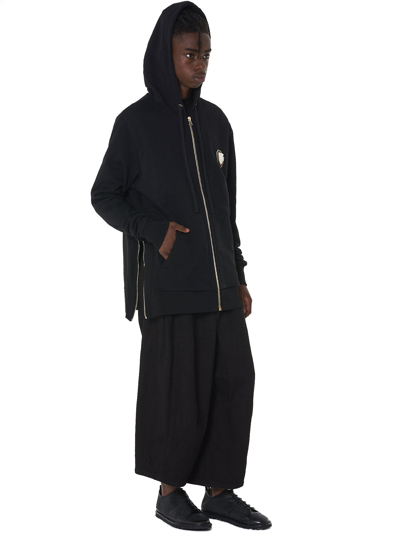 Pearl Crest Hooded Logo Sweater - 8