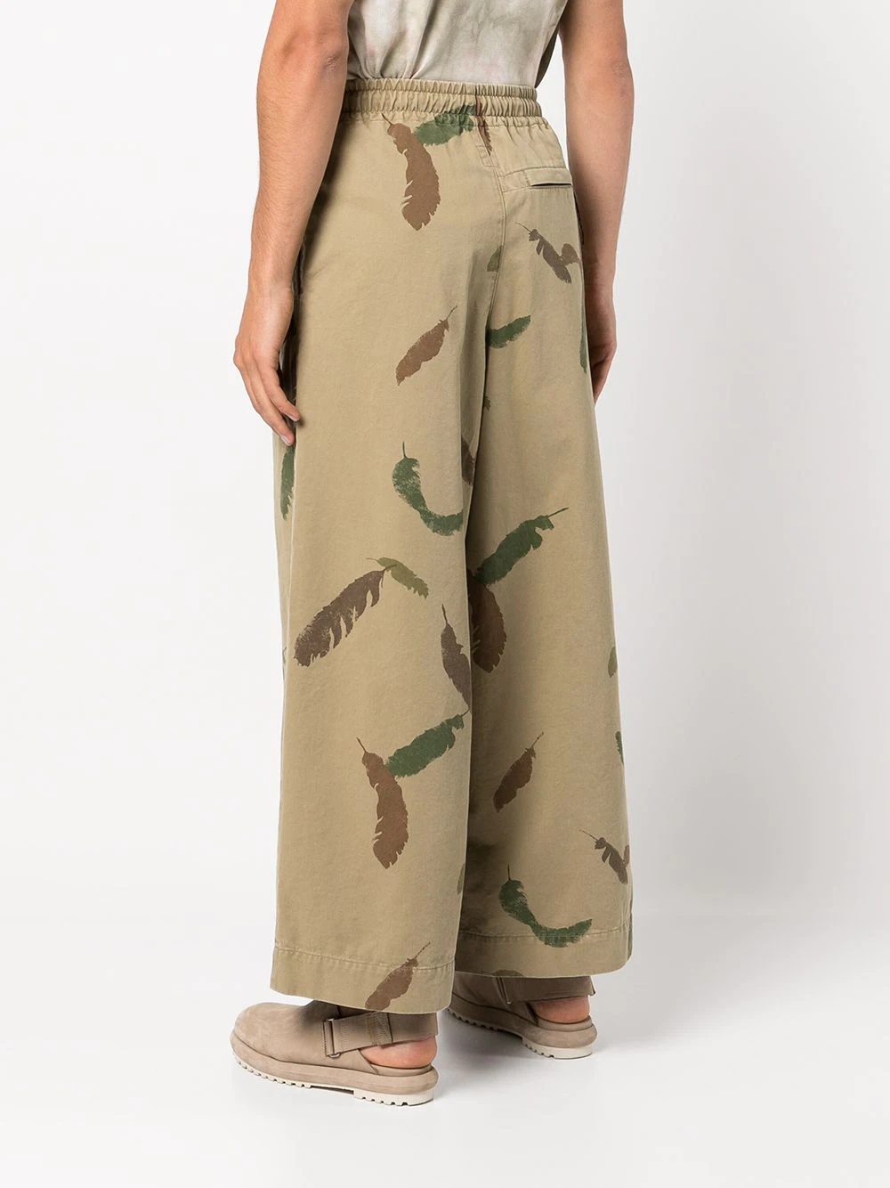 Camo Rude Buggy wide-leg trousers - 4