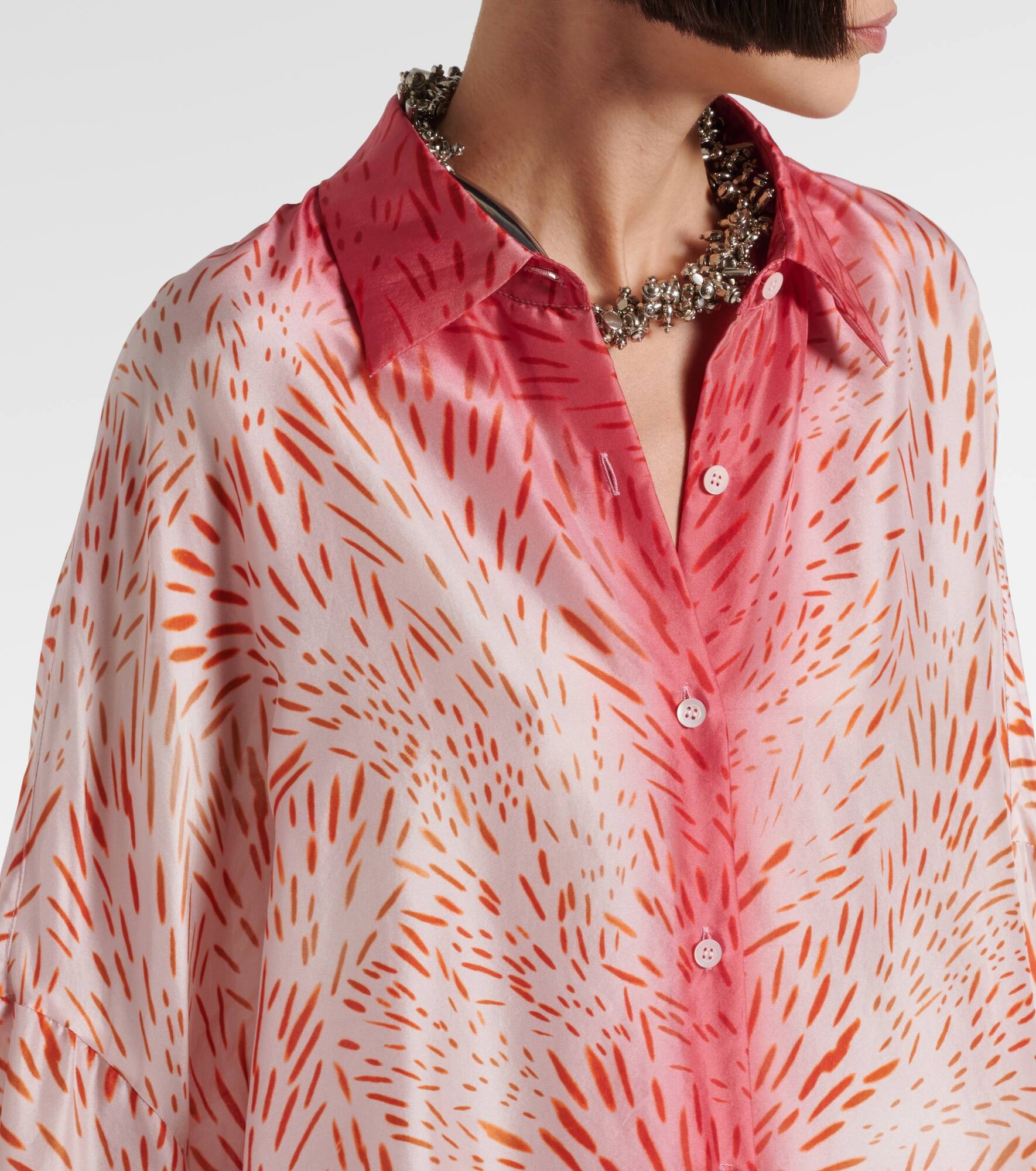 Casia printed silk shirt - 4
