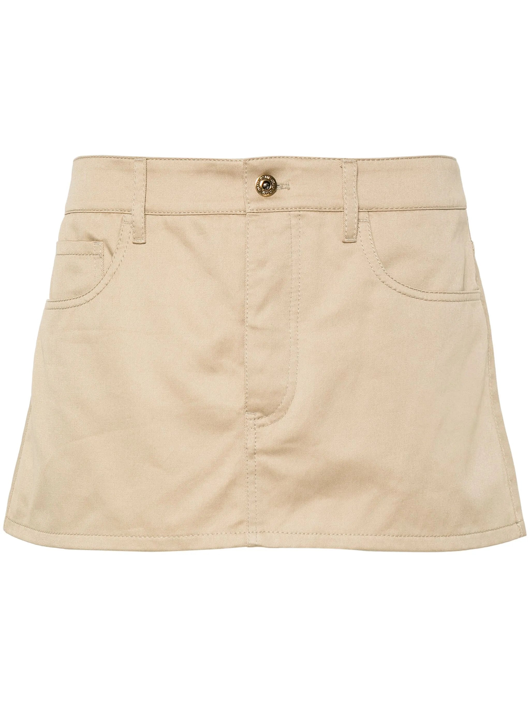 logo-appliqué mini skirt - 1