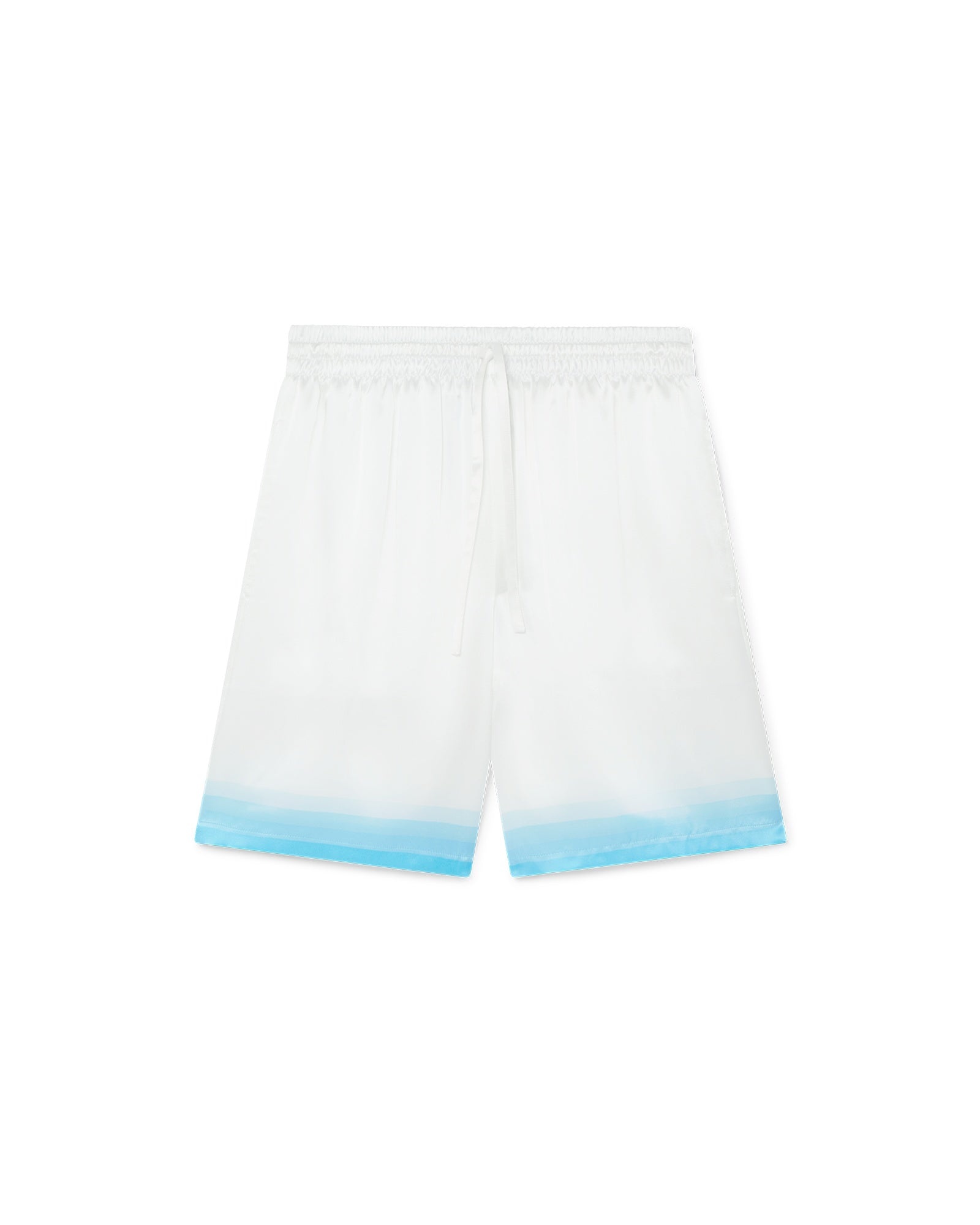 Palm Springs Icon Blue Silk Shorts - 1