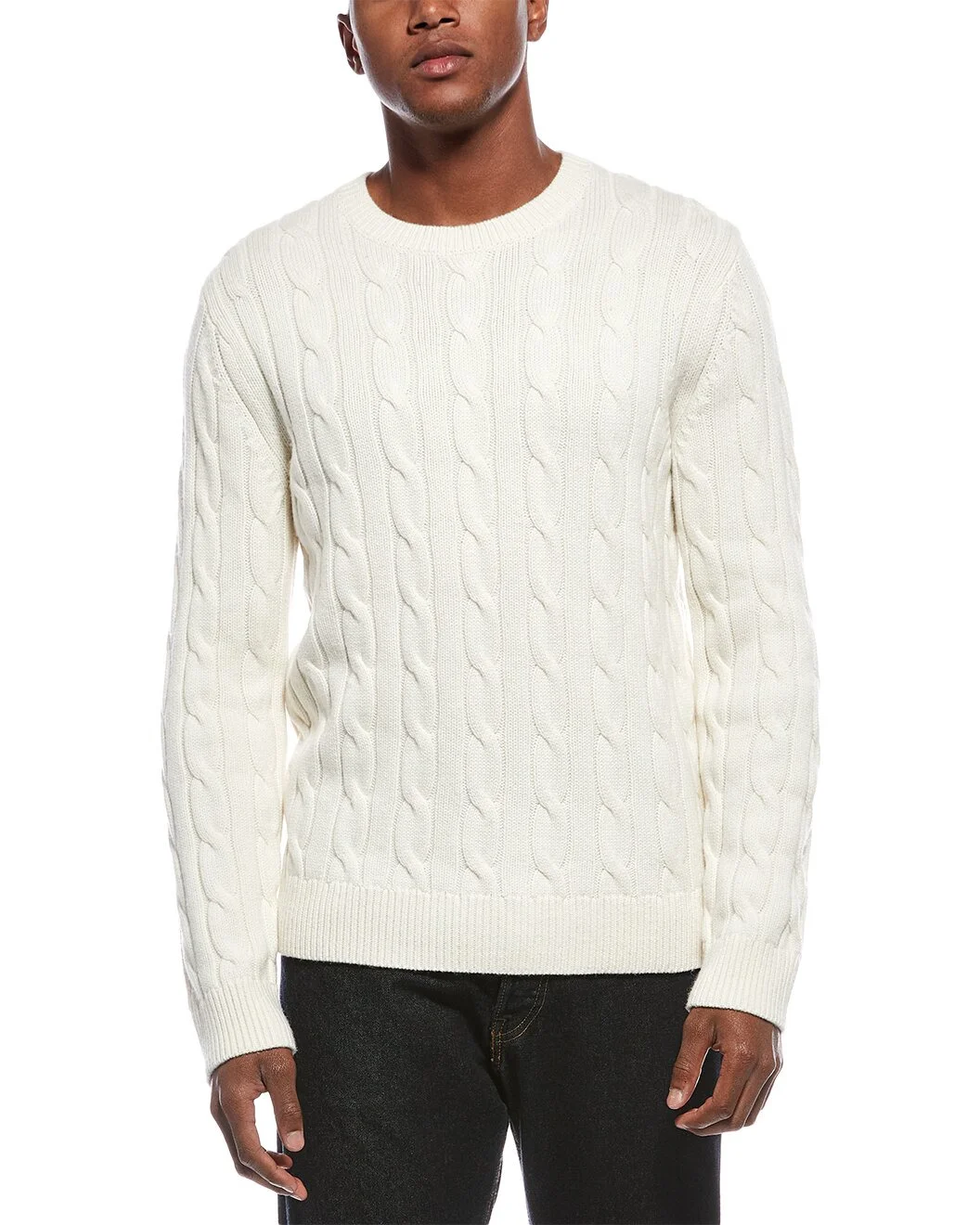 Theory Montana Wool & Cashmere-Blend Crewneck Sweater - 1